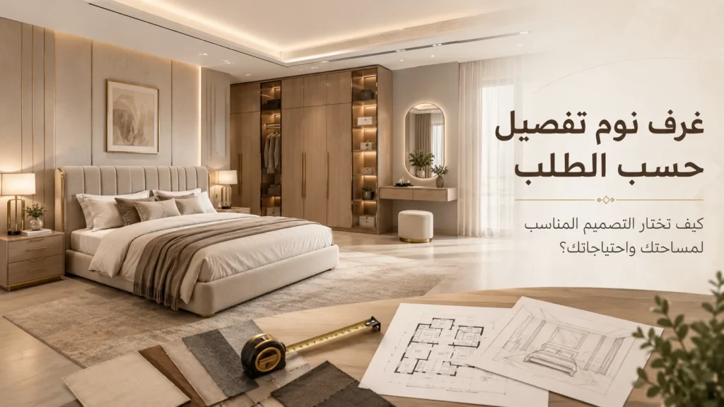 غرف نوم تفصيل حسب الطلب: كيف تختار التصميم المناسب لمساحتك واحتياجاتك؟